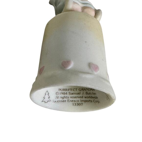 Precious Moments Lot Two 1984 Thimbles & 1990 Christmas Tree Trinket Box - Picture 6 of 8